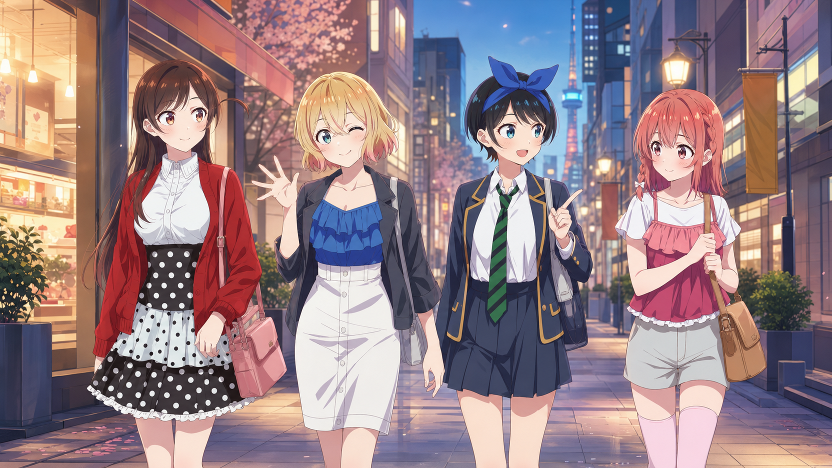 Rent-a-Girlfriend Chizuru Mami Ruka Sumi collection banner