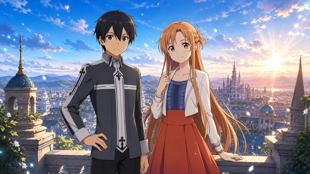 Sword Art Online Kirito and Asuna duo collection banner