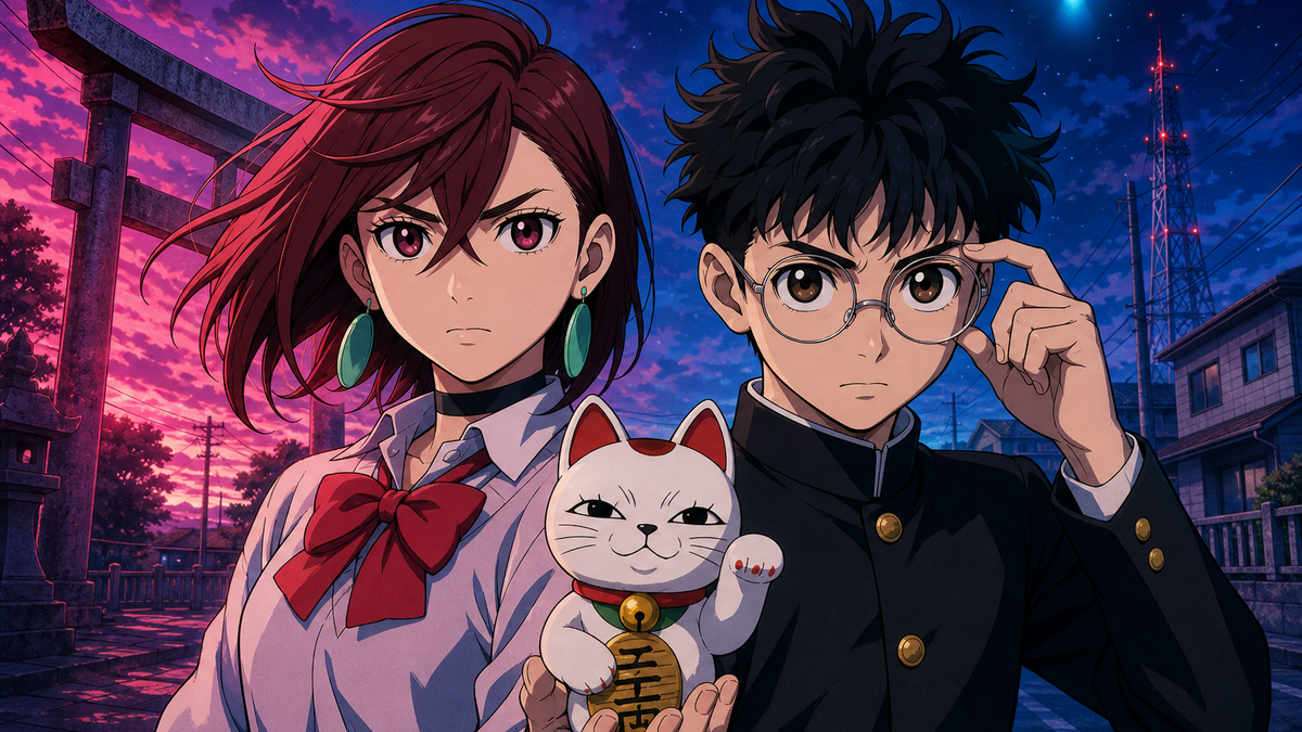 Dandadan character lineup collection banner
