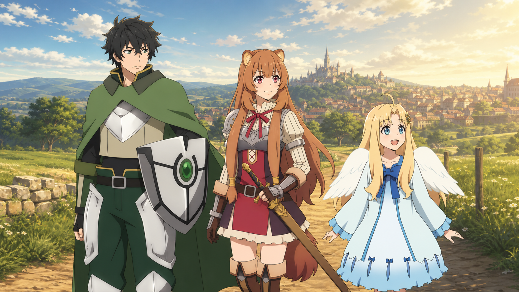 The Rising of the Shield Hero character lineup collection banner
