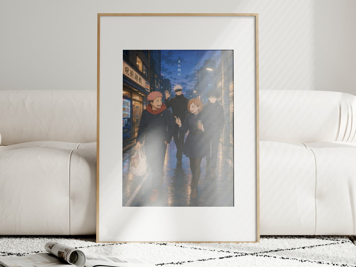 Jjk-Official-Kv-Pilot Core-Four-City-Walk Gpt-Image-2 Pixazo Medium V01 Anime Po