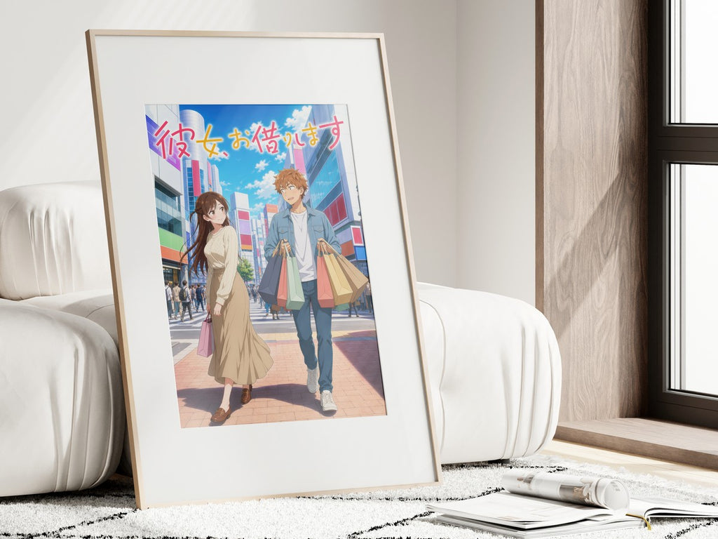 Rent a Girlfriend G10 Shopping Day Anime Poster