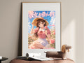 Rent-a-Girlfriend Chizuru Summer Flower Field Anime Poster — i01467