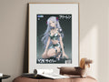 Frieren Metallic Y2K Fashion Anime Poster — i01467