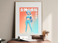 KonoSuba Aqua Teal Activewear Anime Poster — i01467
