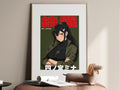 Kaiju No. 8 Mina Ashiro Olive Jacket Magazine Portrait Anime Poster — i01467