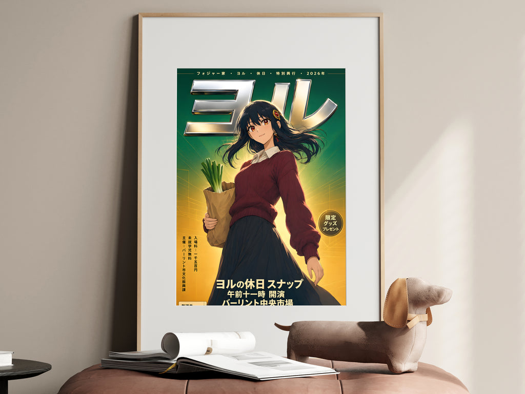 Spy x Family Yor Emerald Fashion Portrait Anime Poster — i01467
