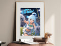 KonoSuba Aqua Silver Cheerleader Anime Poster — i01467