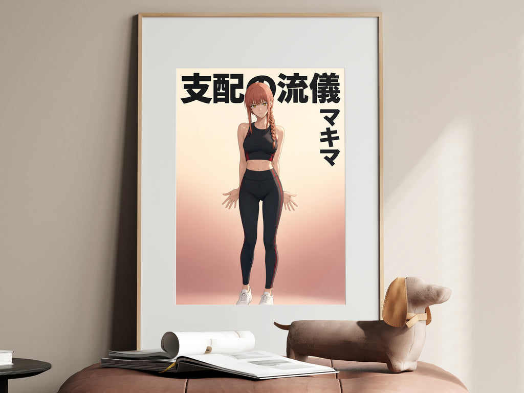 Chainsaw Man Makima Activewear Portrait Anime Poster — i01467