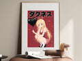 Konosuba Darkness Black Heart Balloon Anime Poster — i01467