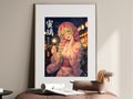 Demon Slayer Mitsuri Sparkler Festival Anime Poster — i01467