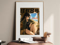 Kaiju No. 8 Mina Ashiro Sunlit Train Window Anime Poster — i01467
