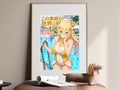 KonoSuba Darkness Golden Pool Summer Anime Poster — i01467