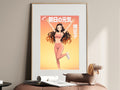 Demon Slayer Nezuko Kamado Pink Activewear Anime Poster — i01467