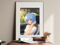 Evangelion Rei Road Trip Earbuds Anime Poster — i01467