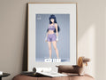 Naruto Hinata Lavender Athletic Anime Poster — i01467