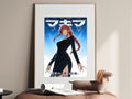 Chainsaw Man Makima Ice Blue Dress Portrait Anime Poster — i01467