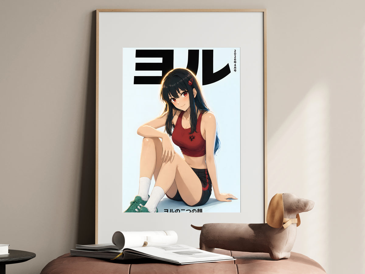Spy x Family Yor Sporty Magazine Cover Anime Poster — i01467