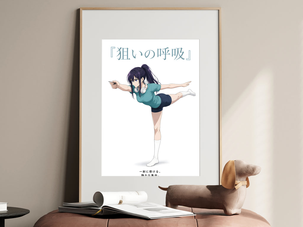 Kaiju No. 8 Mina Ashiro Balance Pose Anime Poster — i01467