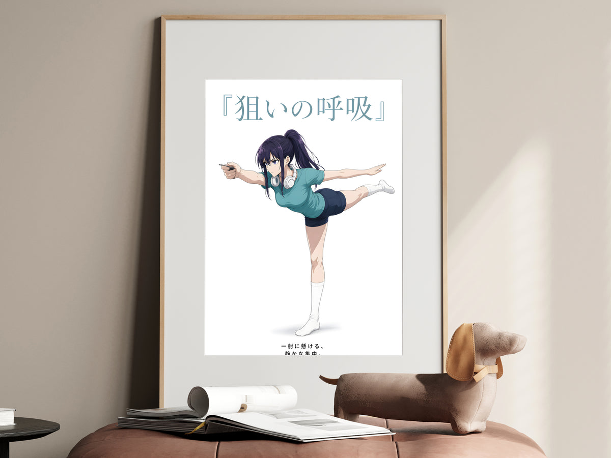 Kaiju No. 8 Mina Ashiro Balance Pose Anime Poster — i01467