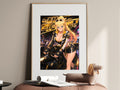 KonoSuba Darkness Black Gold Motorcycle Anime Poster — i01467