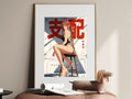 Chainsaw Man Makima Black Studio Stool Anime Poster — i01467