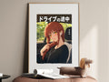 Chainsaw Man Makima Road Trip Earbuds Anime Poster — i01467