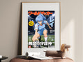 Evangelion Rei Football Cover Anime Poster — i01467
