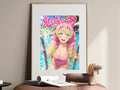 Demon Slayer Mitsuri Pool Ladder Splash Anime Poster — i01467