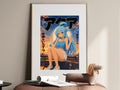 KonoSuba Aqua Golden Rooftop Portrait Anime Poster — i01467