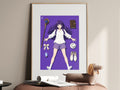 Frieren Fern Flatlay Editorial Anime Poster — i01467