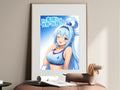 KonoSuba Aqua Blue Studio Wink Anime Poster — i01467