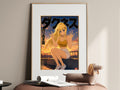 KonoSuba Darkness Golden Rooftop Portrait Anime Poster — i01467