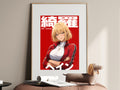 Solo Leveling Cha Hae-In Red Jacket Portrait Anime Poster — i01467