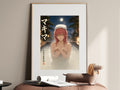 Chainsaw Man Makima Moonlit Onsen Portrait Anime Poster — i01467