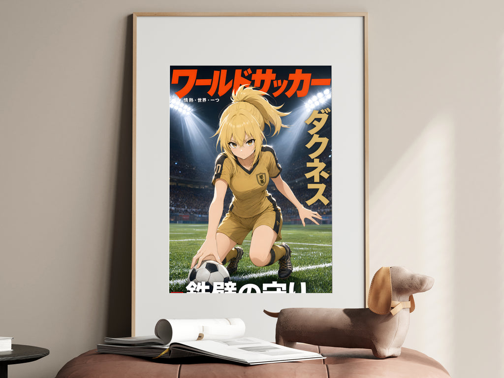 KonoSuba Darkness Football Cover Anime Poster — i01467