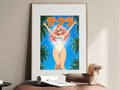 Naruto Sakura Retro Sky Anime Poster — i01467