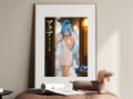 KonoSuba Aqua Steamy Bath Towel Anime Poster — i01467