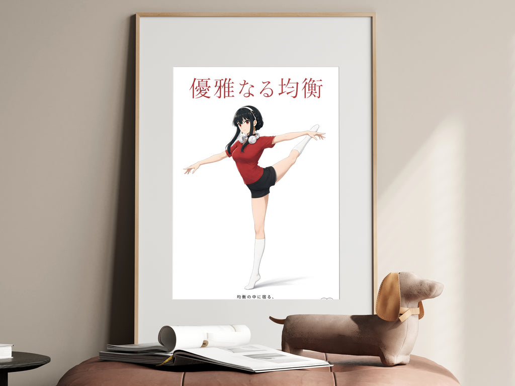 Spy x Family Yor Balance Pose Anime Poster — i01467
