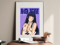 Naruto Hinata Lavender Portrait Anime Poster — i01467