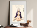 Frieren Silver-Haired Lounge Fashion Anime Poster — i01467