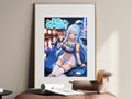 KonoSuba Aqua Blue Night Drive Anime Poster — i01467