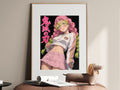 Demon Slayer Mitsuri Pink Skirt Flash Portrait Anime Poster — i01467