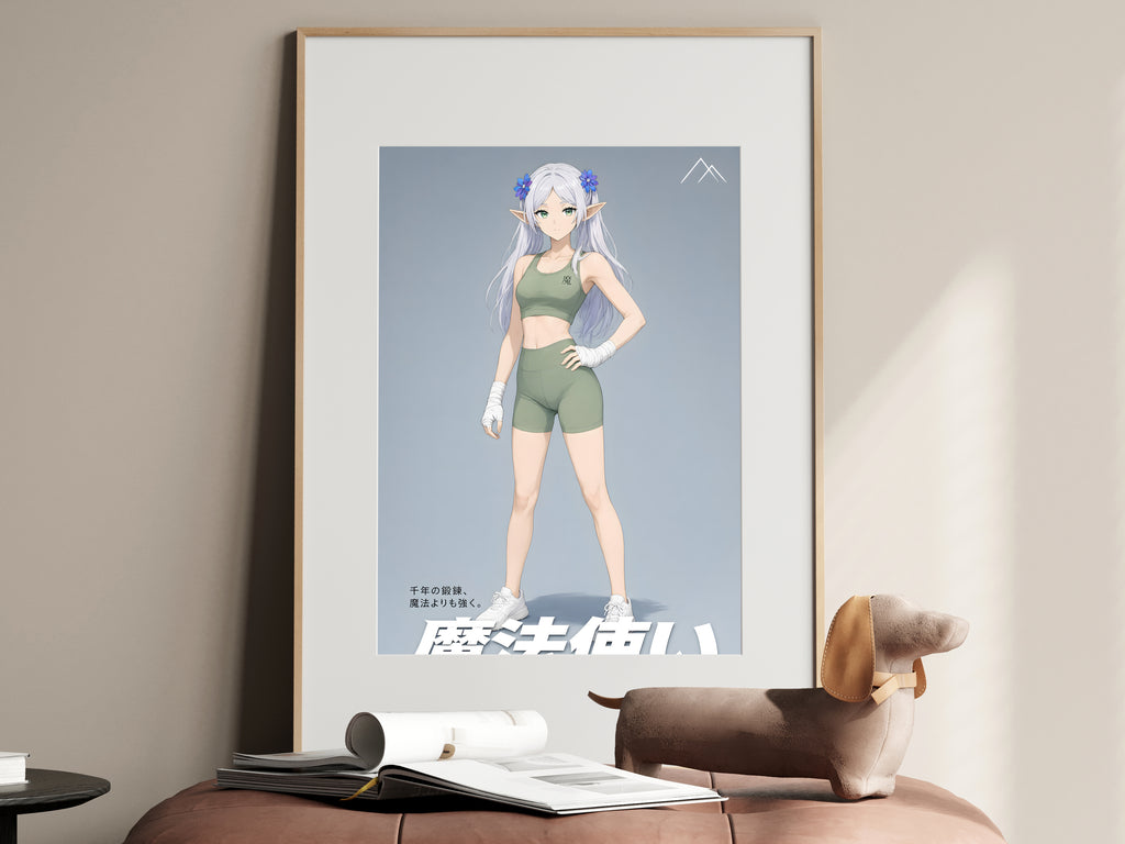 Frieren Green Training Set Anime Poster — i01467