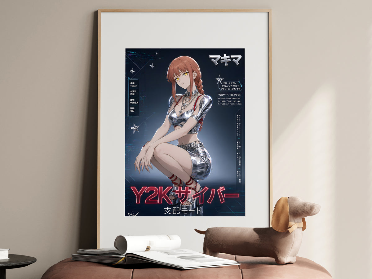 Chainsaw Man Makima Y2K Fashion Anime Poster — i01467