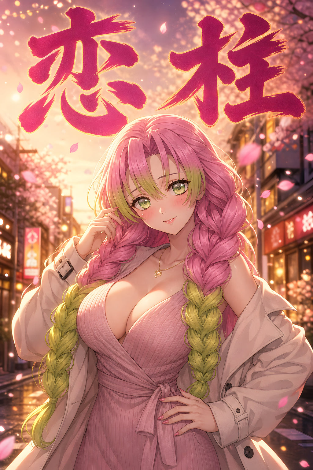 Mitsuri fashion anime poster — artwork detail