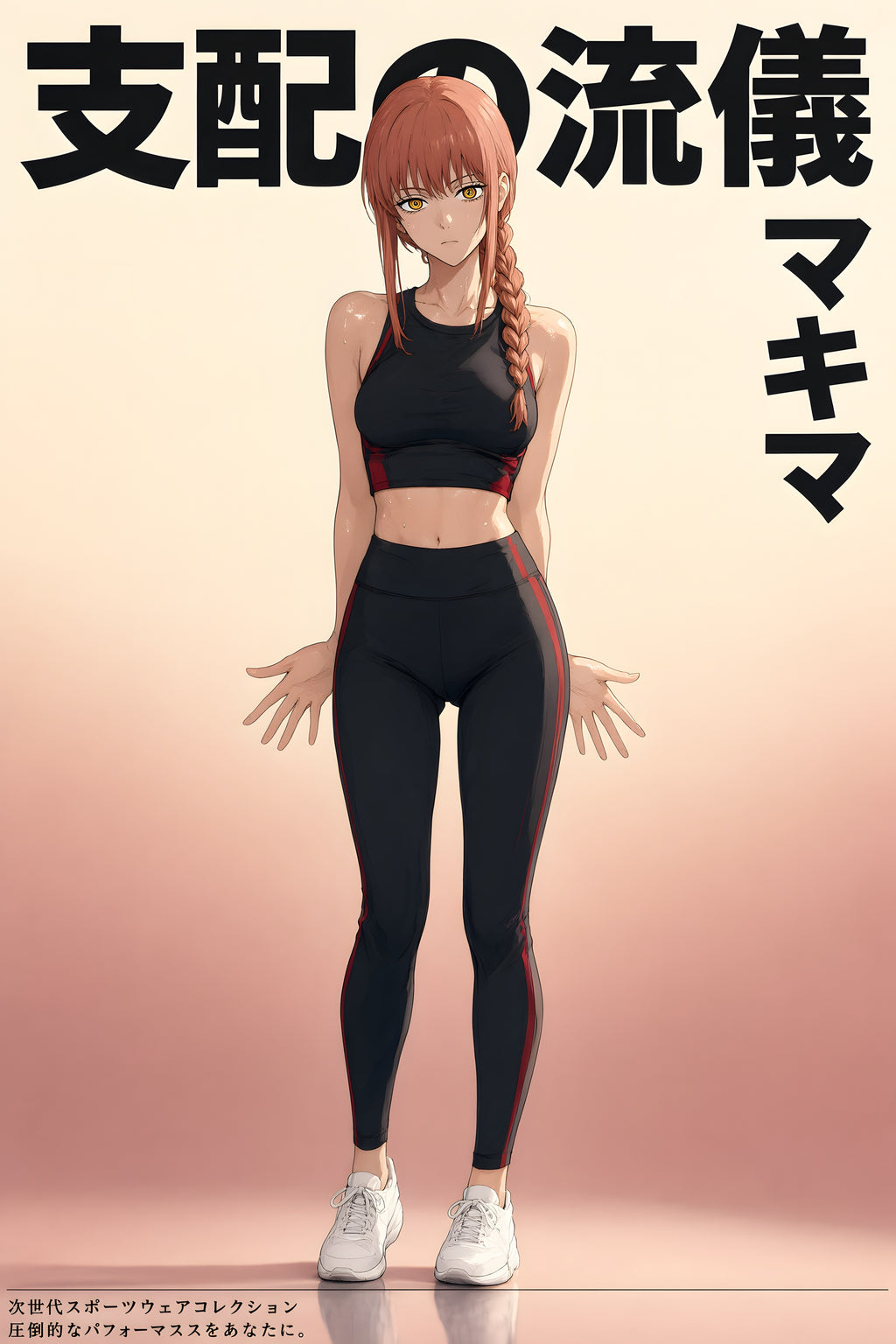 Chainsaw Man Makima Activewear Portrait Anime Poster — raw