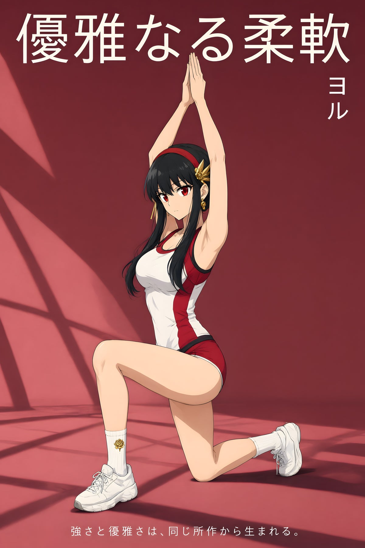 Spy x Family Yor Crimson Stretch Portrait Anime Poster — raw