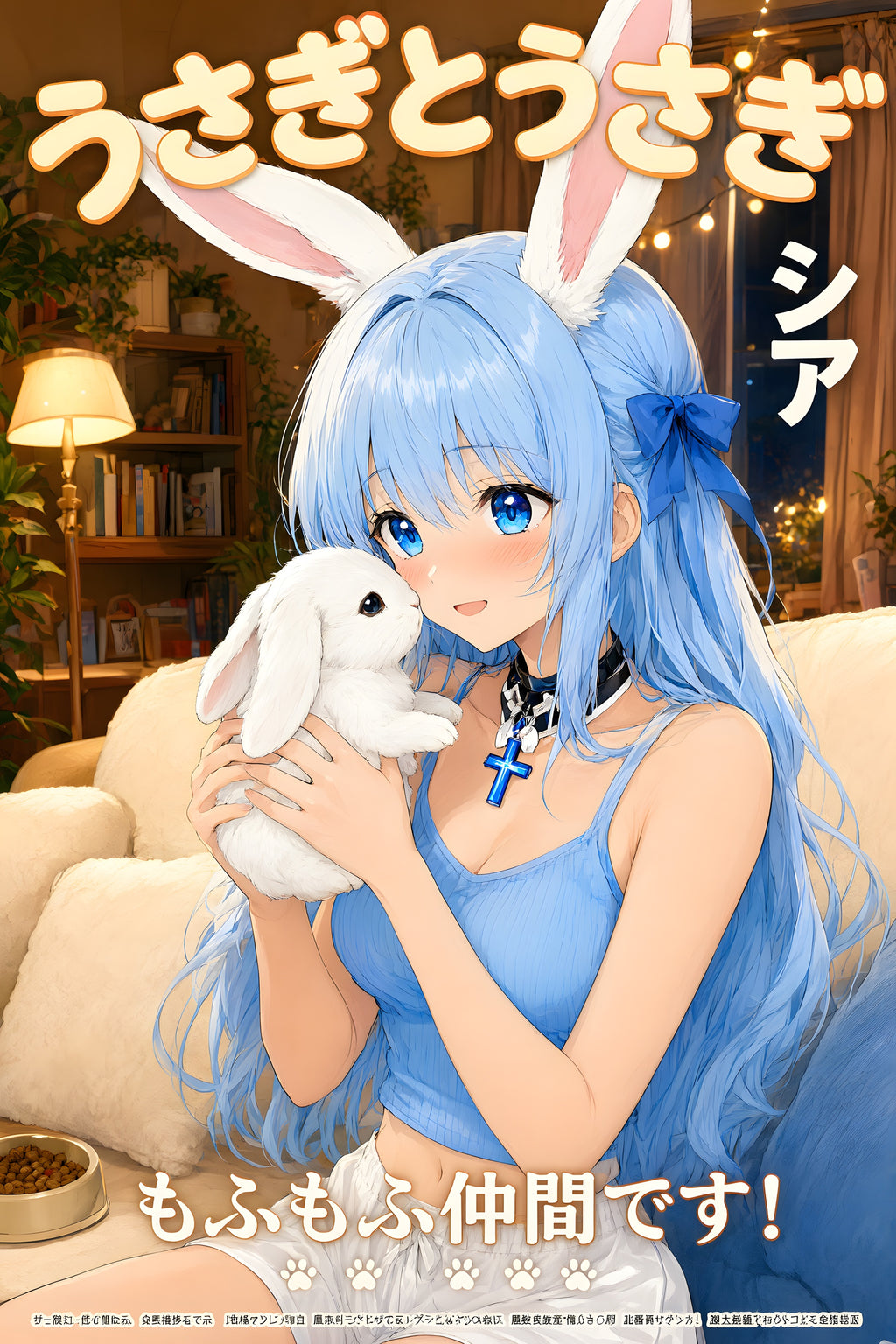 Arifureta Shea Cozy Rabbit Portrait Anime Poster — raw