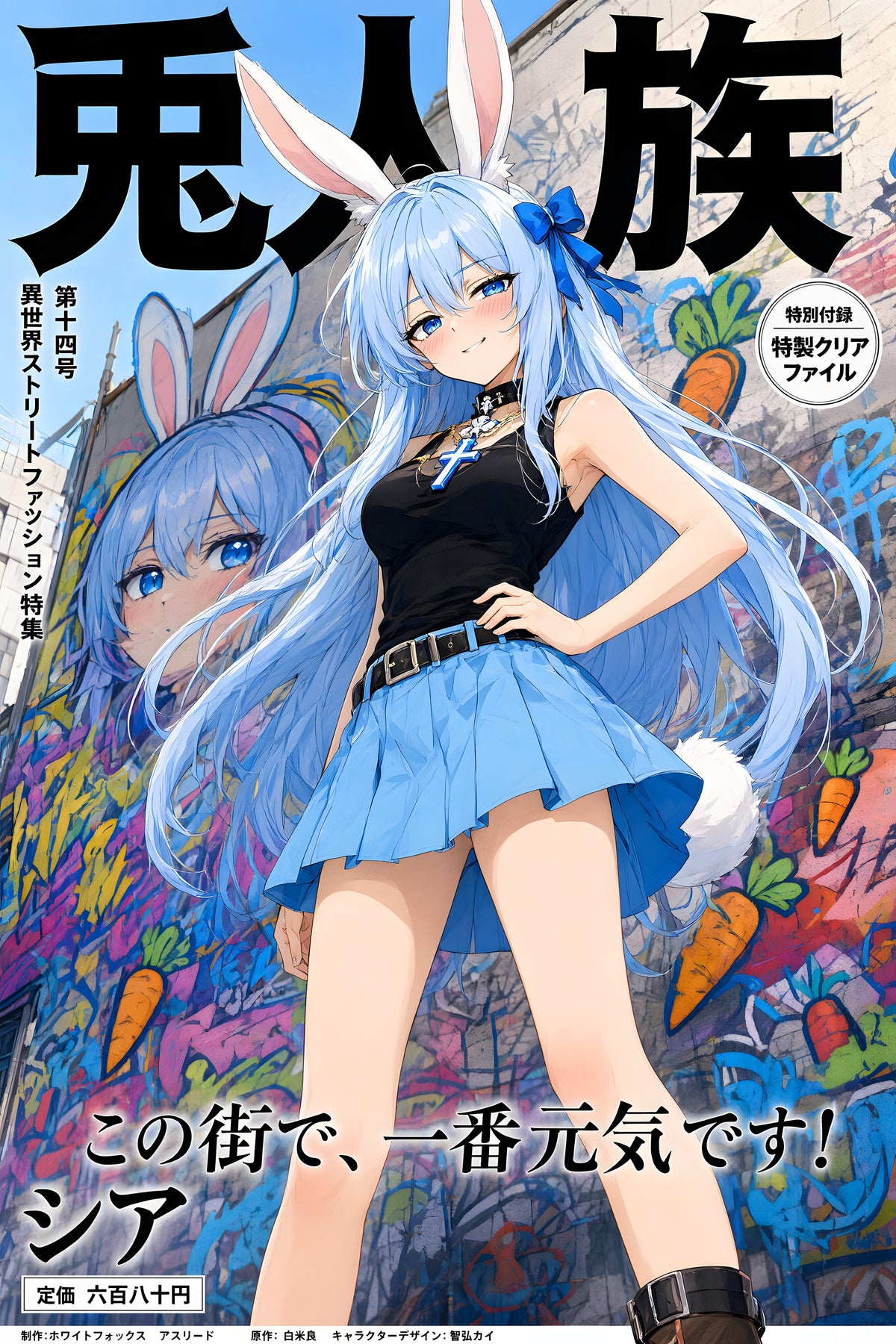 Arifureta Shea Graffiti Street Anime Poster — raw